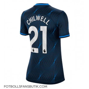 Chelsea Ben Chilwell #21 Replika Bortatröja Damer 2023-24 Kortärmad